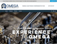 Tablet Screenshot of omegareps.com